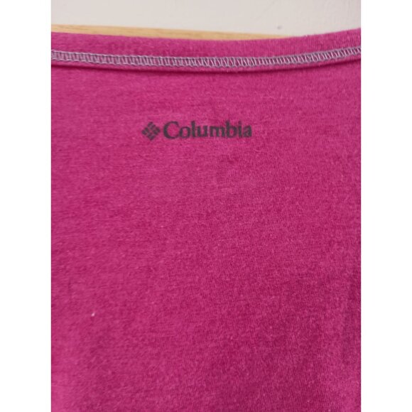 Columbia Womens Omni-Wick Activewear T-Shirt V-Neck Pink Size 3XL - Picture 5 of 6